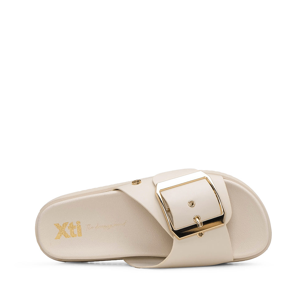 Chinelo Casual Mulher Bege
