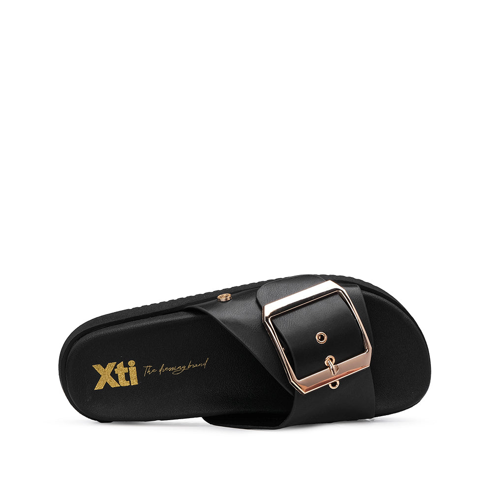 Chinelo Casual Mulher Preto