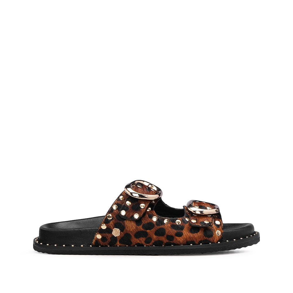 Chinelo Casual Mulher Leopardo
