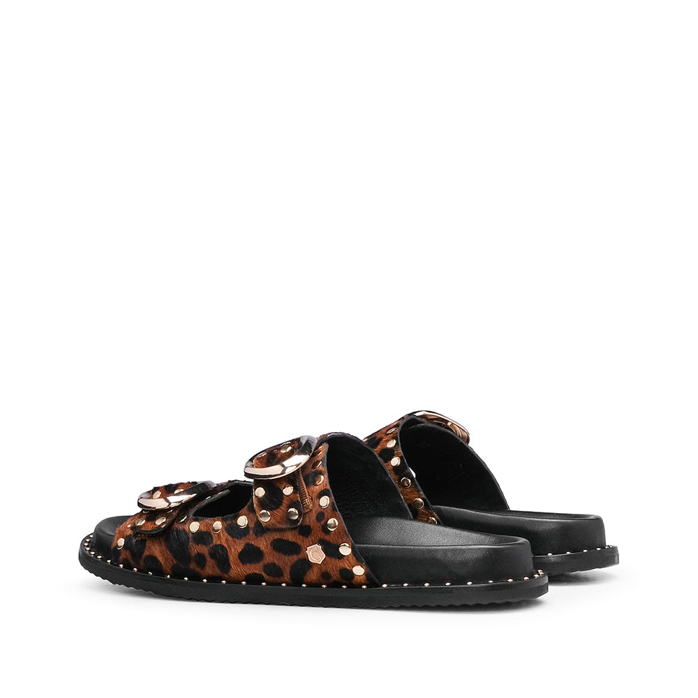 Chinelo Casual Mulher Leopardo
