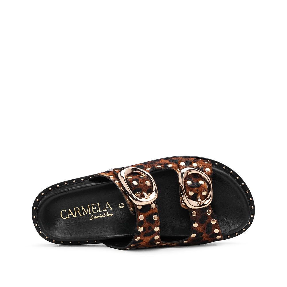 Chinelo Casual Mulher Leopardo