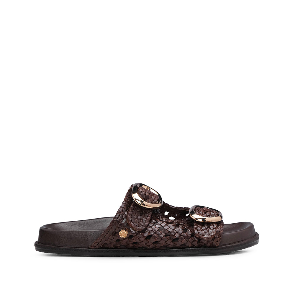 Chinelo Casual Mulher Castanho