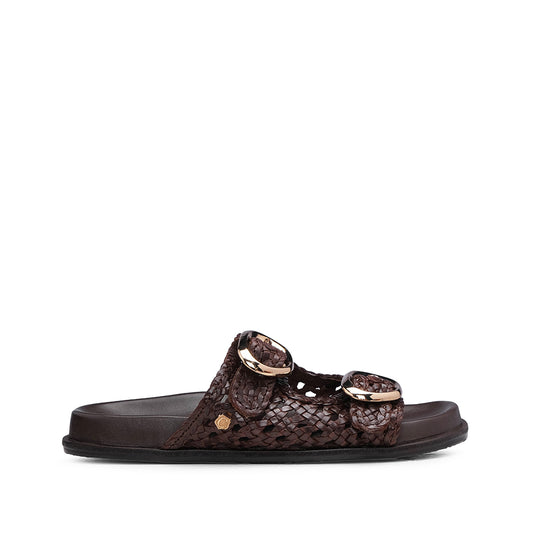 Chinelo Casual Mulher Castanho