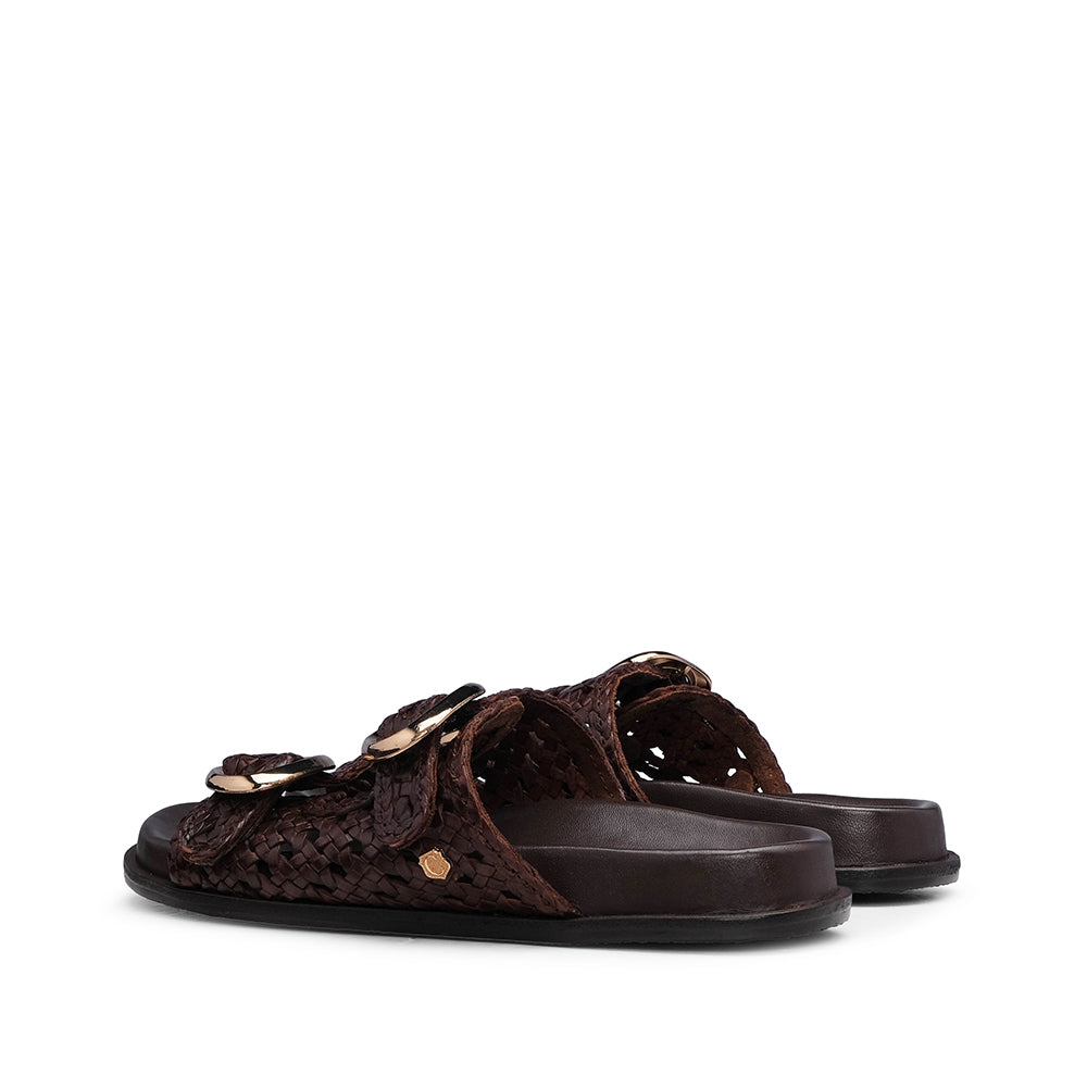 Chinelo Casual Mulher Castanho