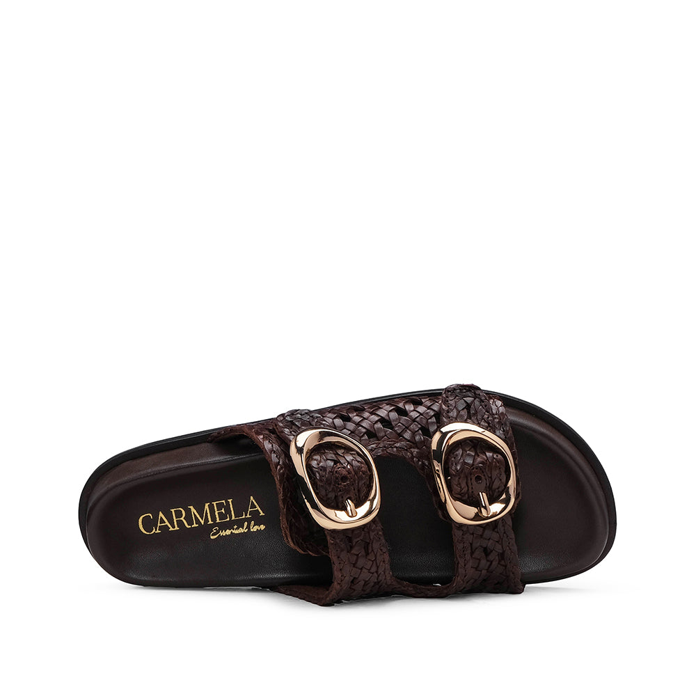 Chinelo Casual Mulher Castanho