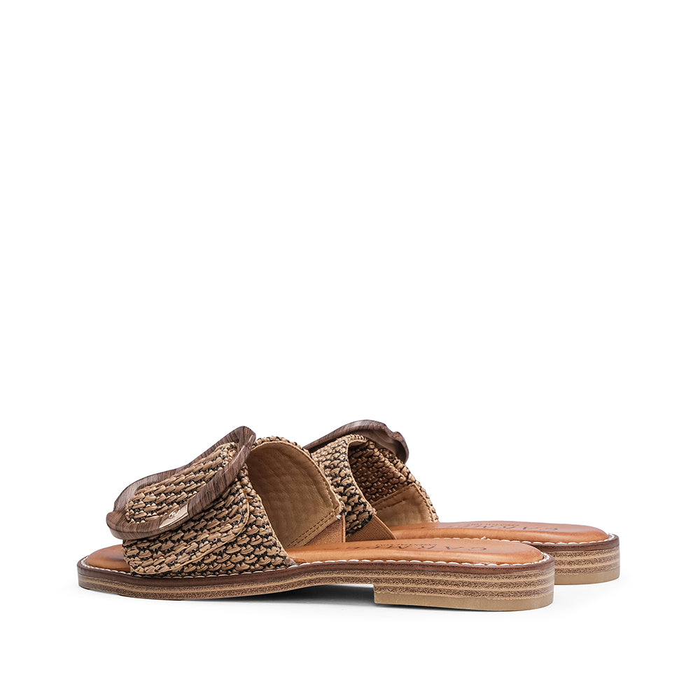 Chinelo Casual Mulher Camel