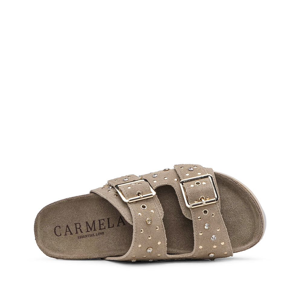 Chinelo Casual Mulher Taupe