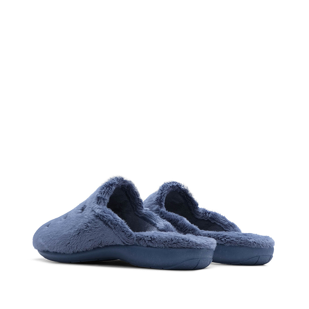 Chinelo Homewear Mulher Têxtil Azul