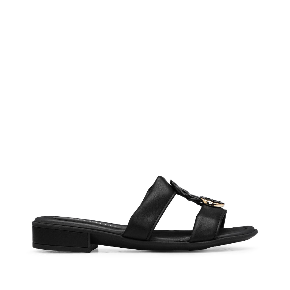 Chinelo Casual Mulher Preto