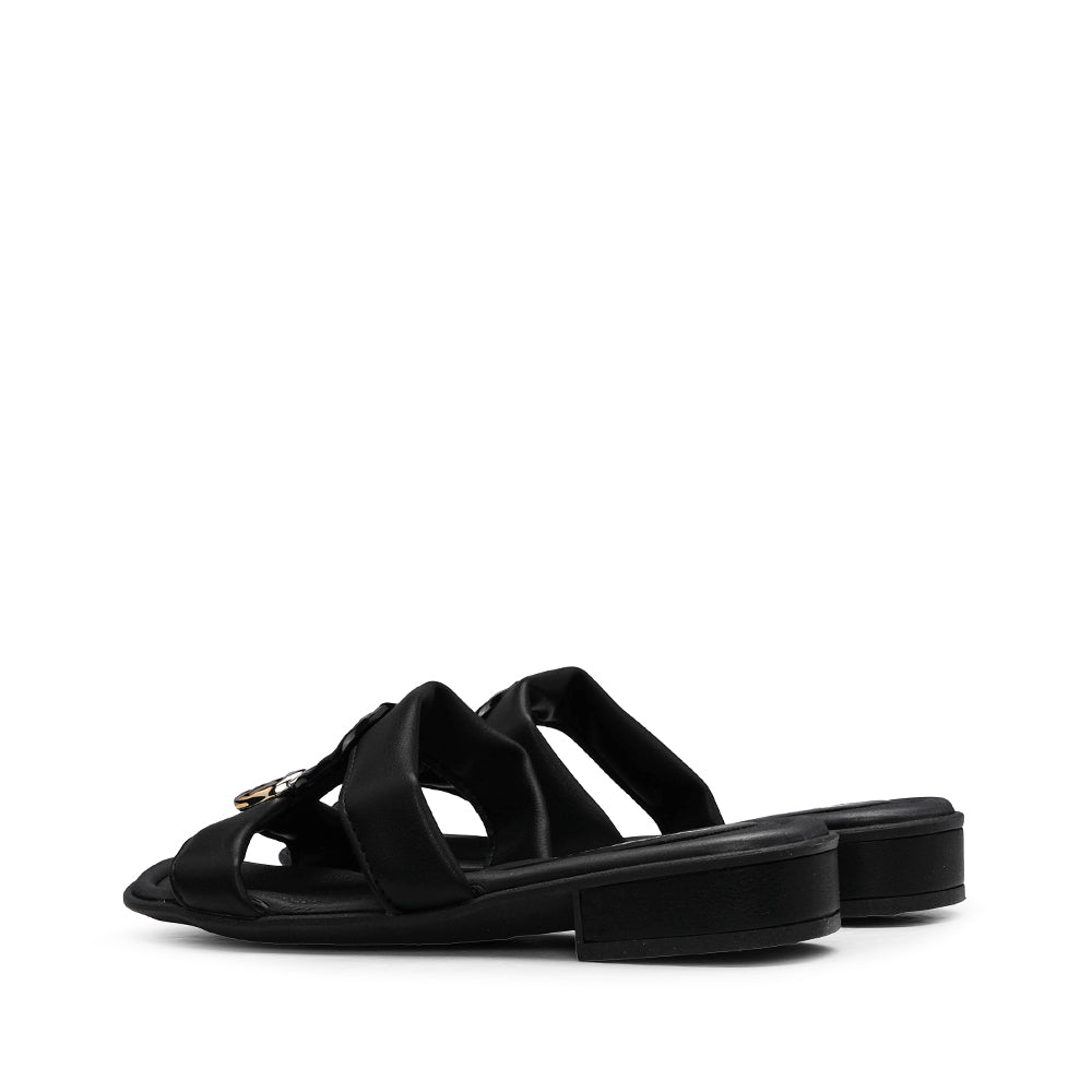 Chinelo Casual Mulher Preto