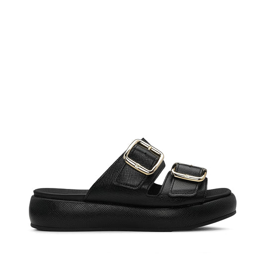 Chinelo Casual Mulher Gravado Preto
