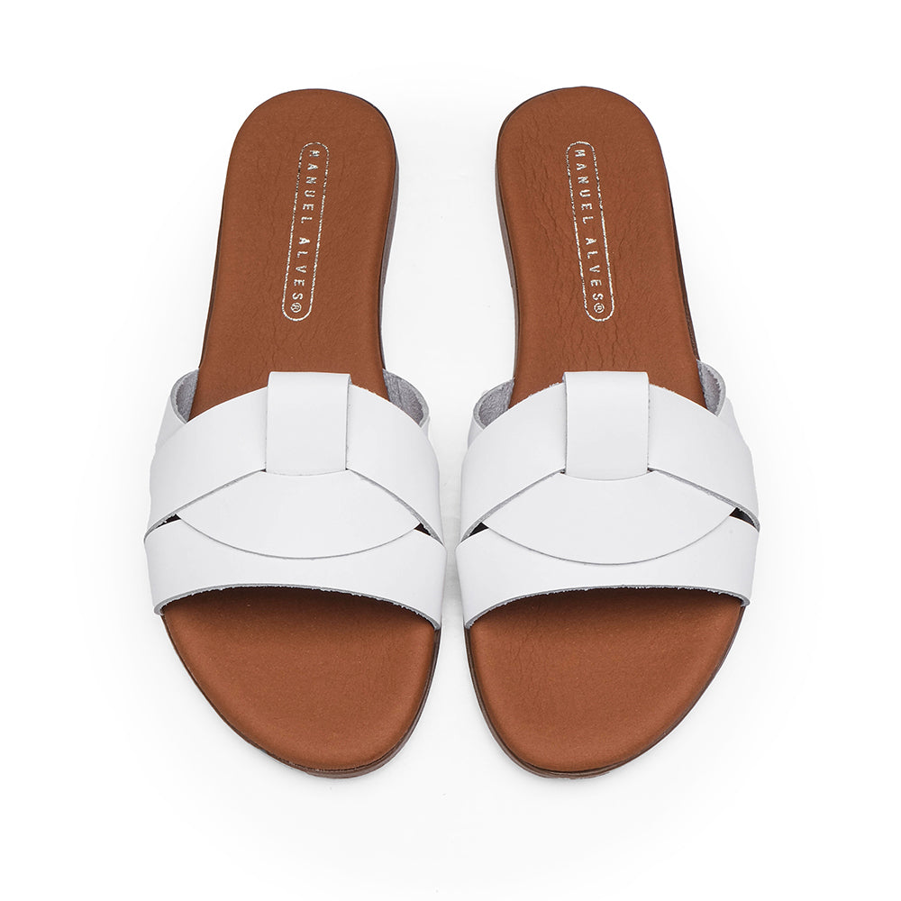 Chinelo Casual Mulher Pele Branco
