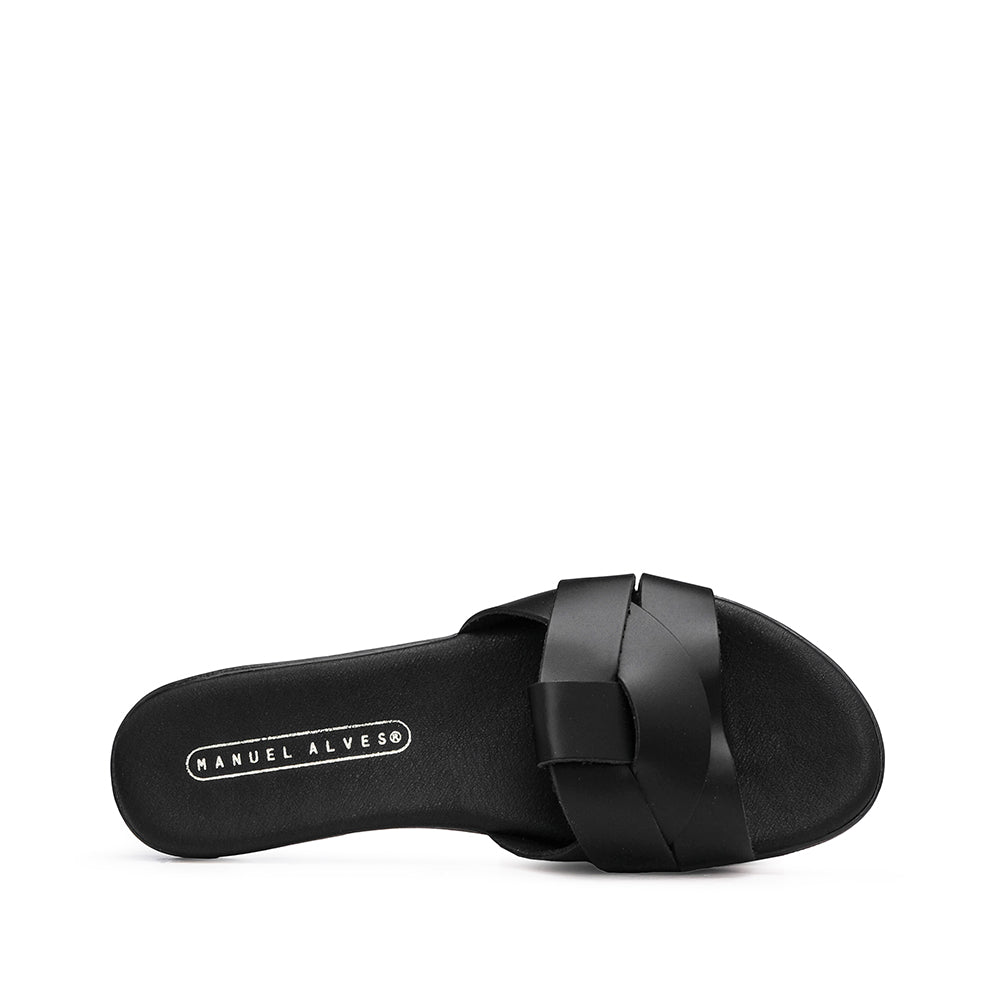 Chinelo Casual Mulher Pele Preto