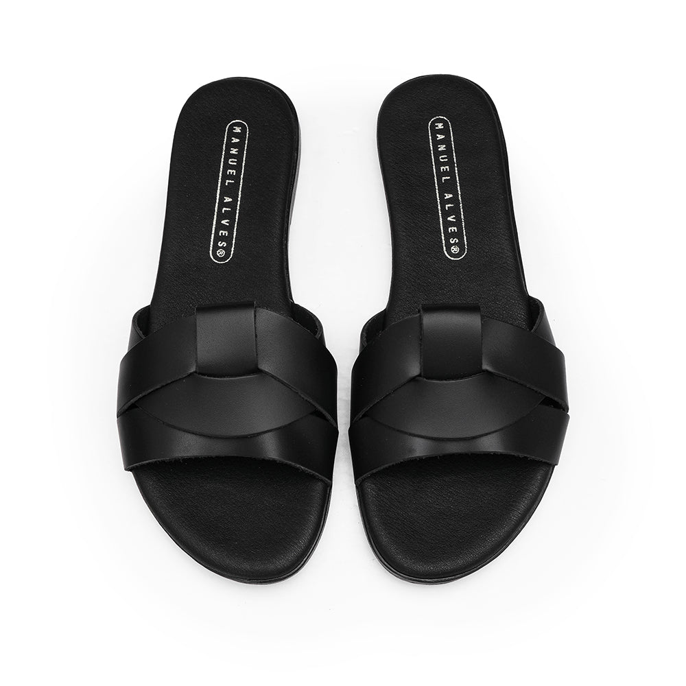 Chinelo Casual Mulher Pele Preto