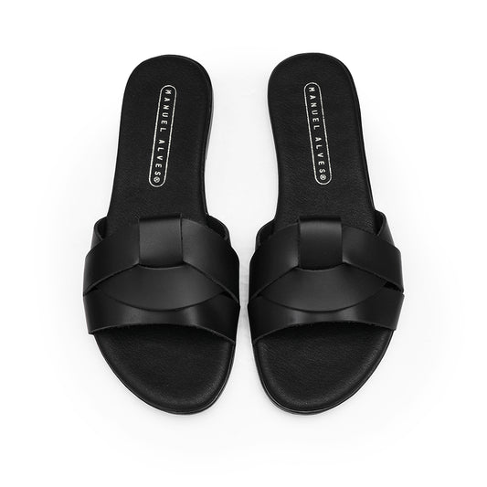 Chinelo Casual Mulher Pele Preto