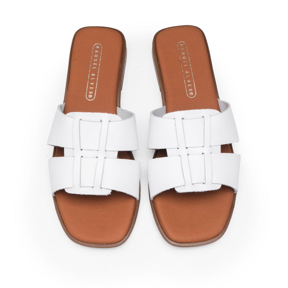 Chinelo Casual Mulher Pele Branco