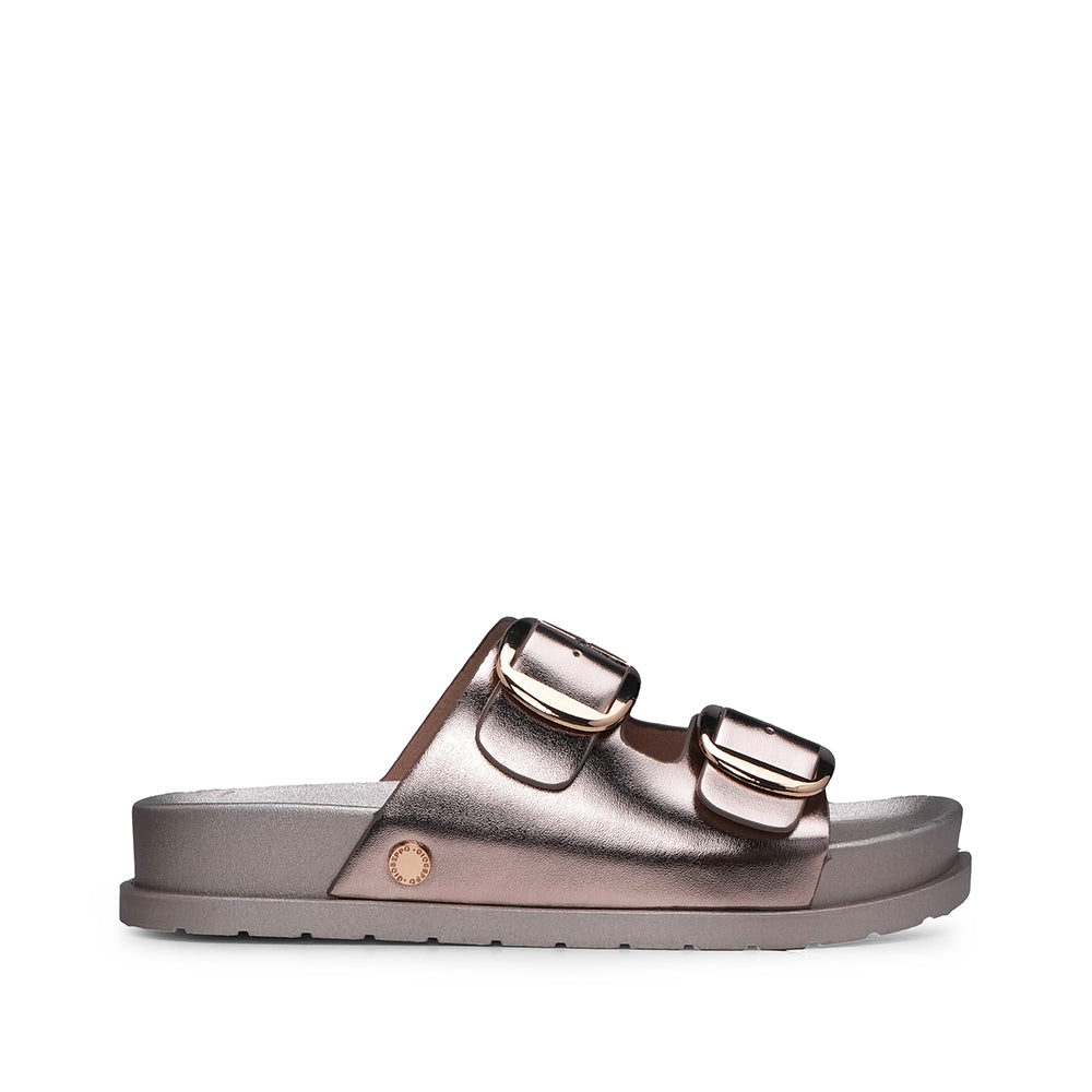 Chinelo Praia Mulher Platino