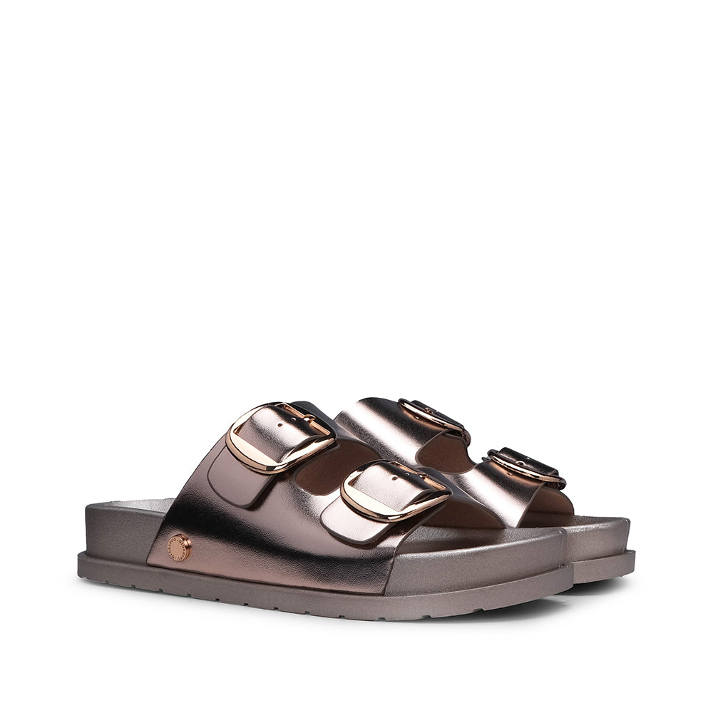 Chinelo Praia Mulher Platino