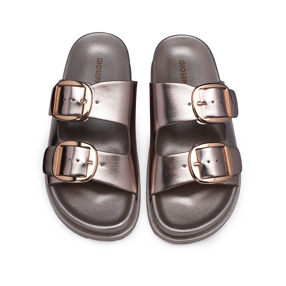Chinelo Praia Mulher Platino
