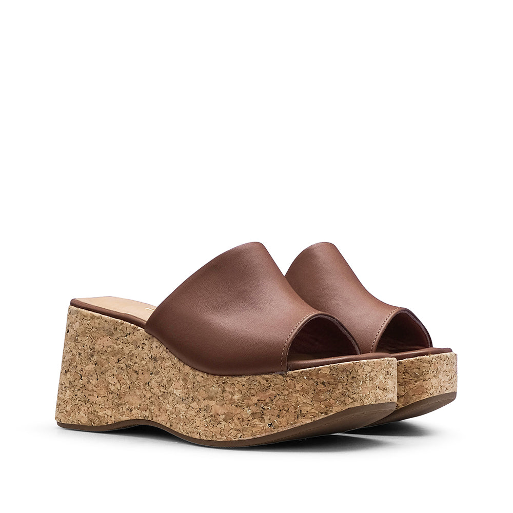 Soca Salto Alto Mulher Camel