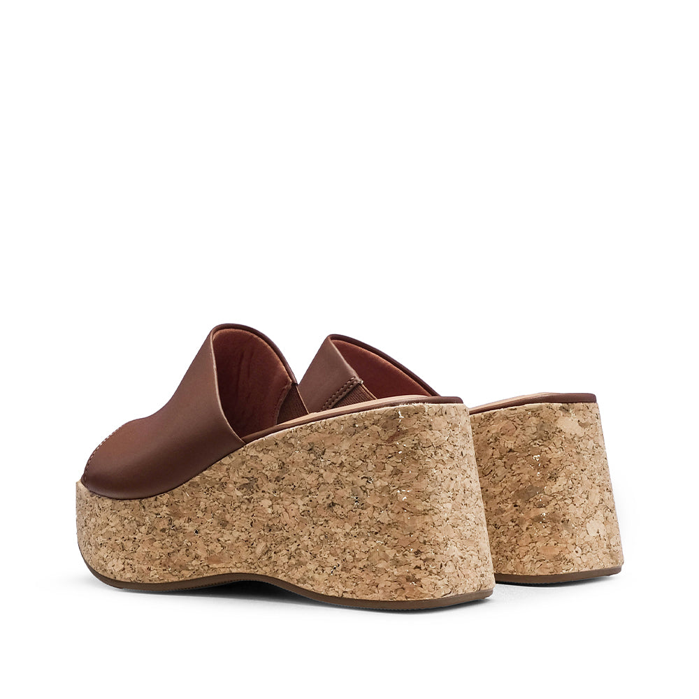 Soca Salto Alto Mulher Camel