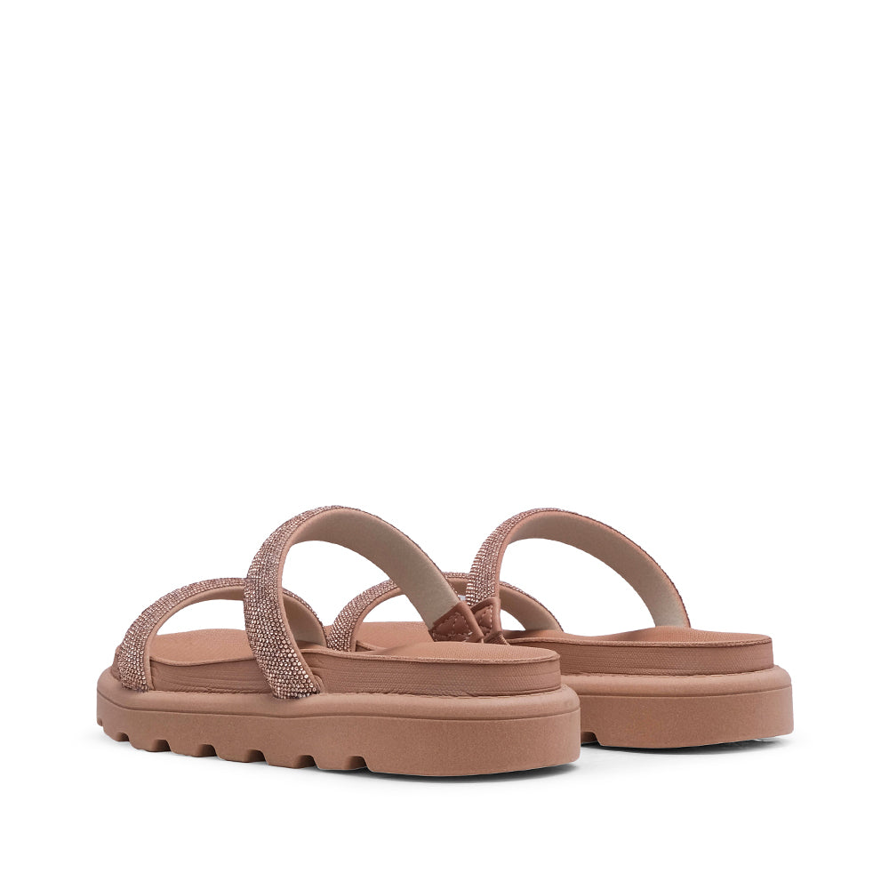 Chinelo Casual Mulher Nude