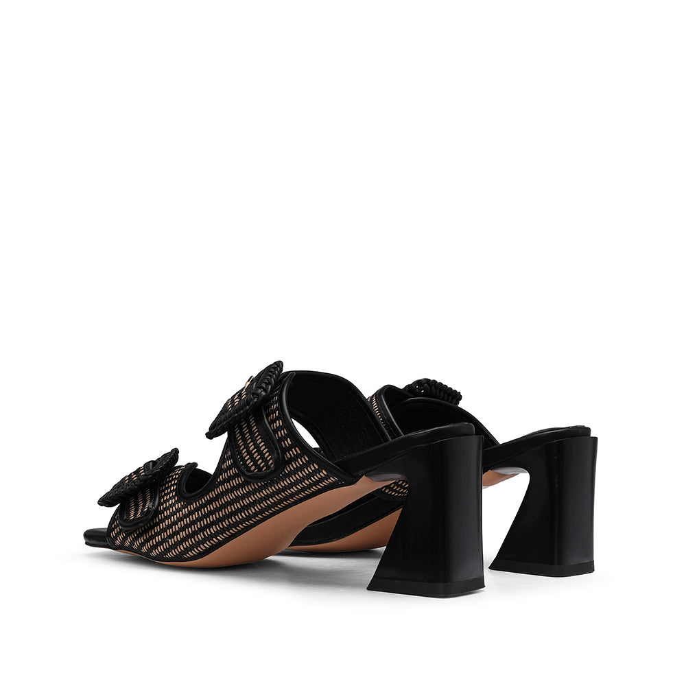 Chinelo Salto Alto Mulher Preto