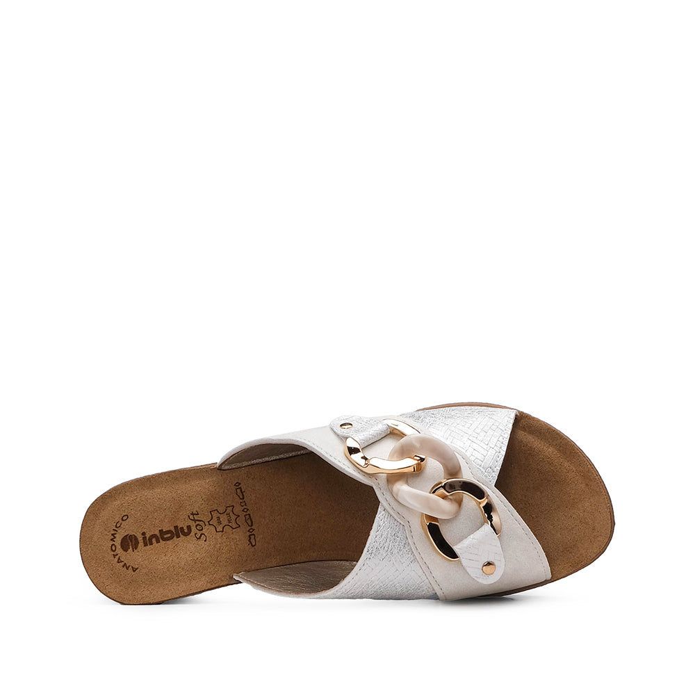 Chinelo Salto Cunha Mulher Branco