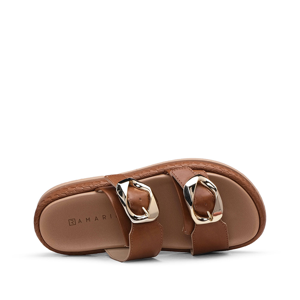 Chinelo Casual Mulher Camel