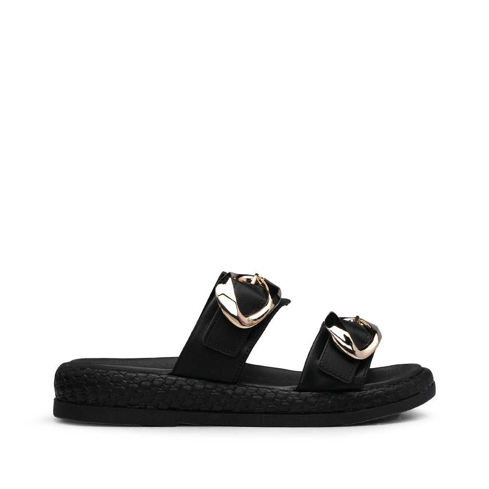 Chinelo Casual Mulher Preto