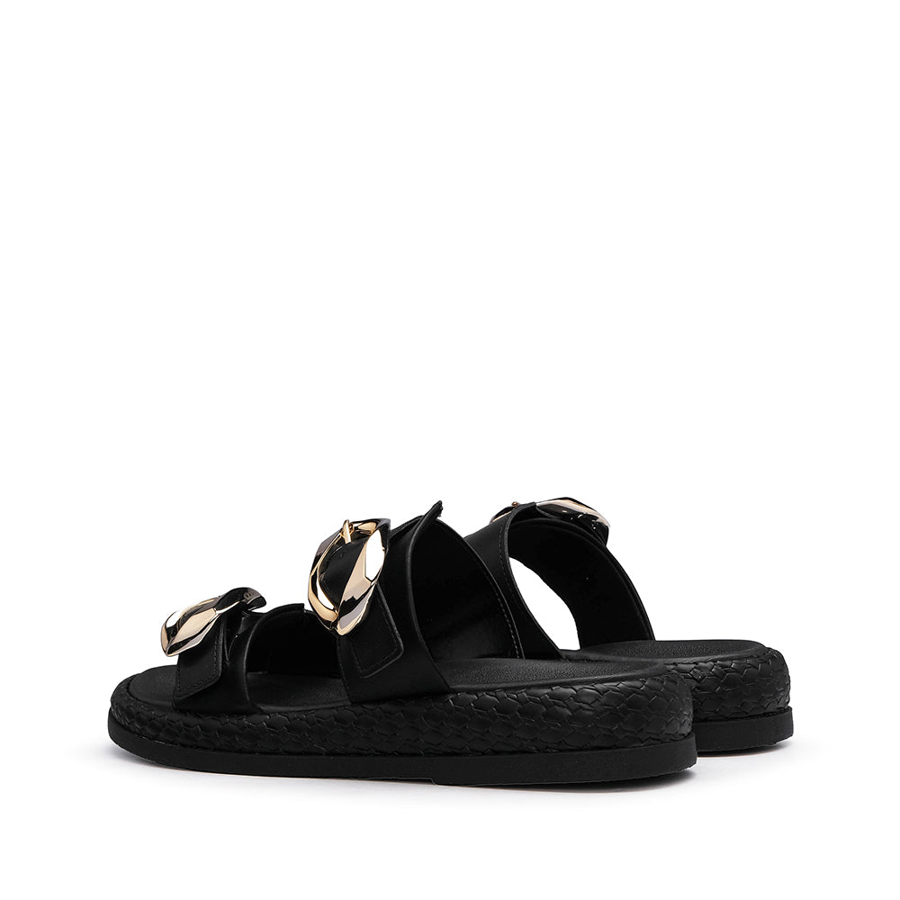 Chinelo Casual Mulher Preto