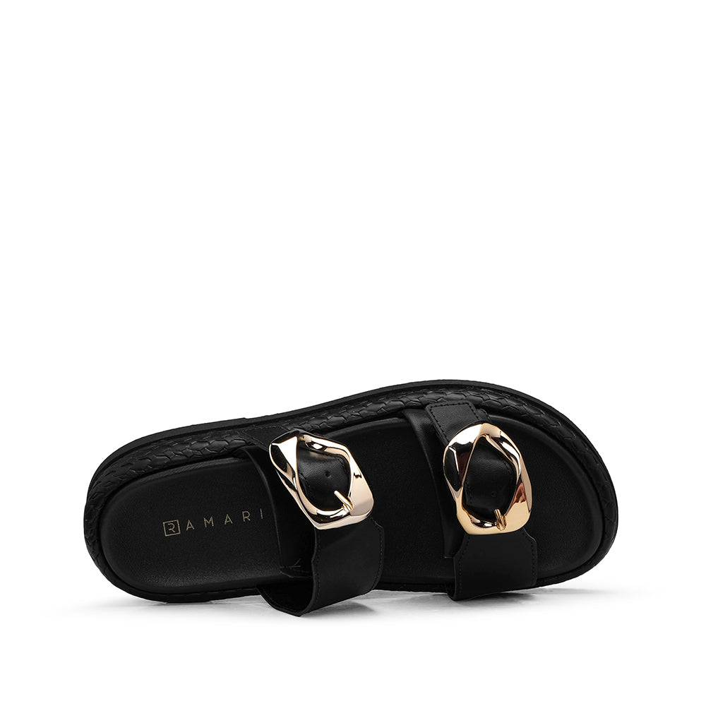 Chinelo Casual Mulher Preto