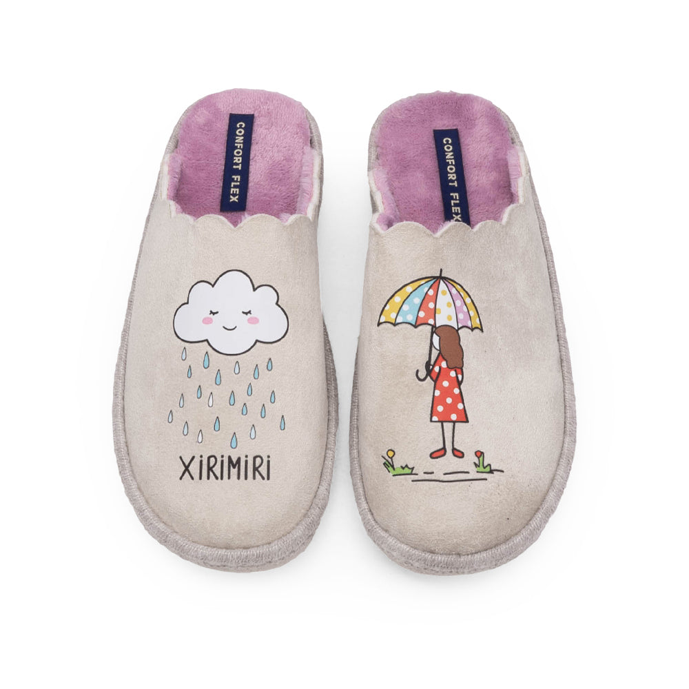 Chinelo Homewear Mulher Bege