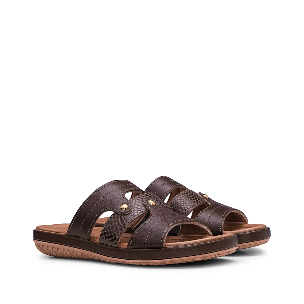 Chinelo Conforto Mulher Pele Castanho