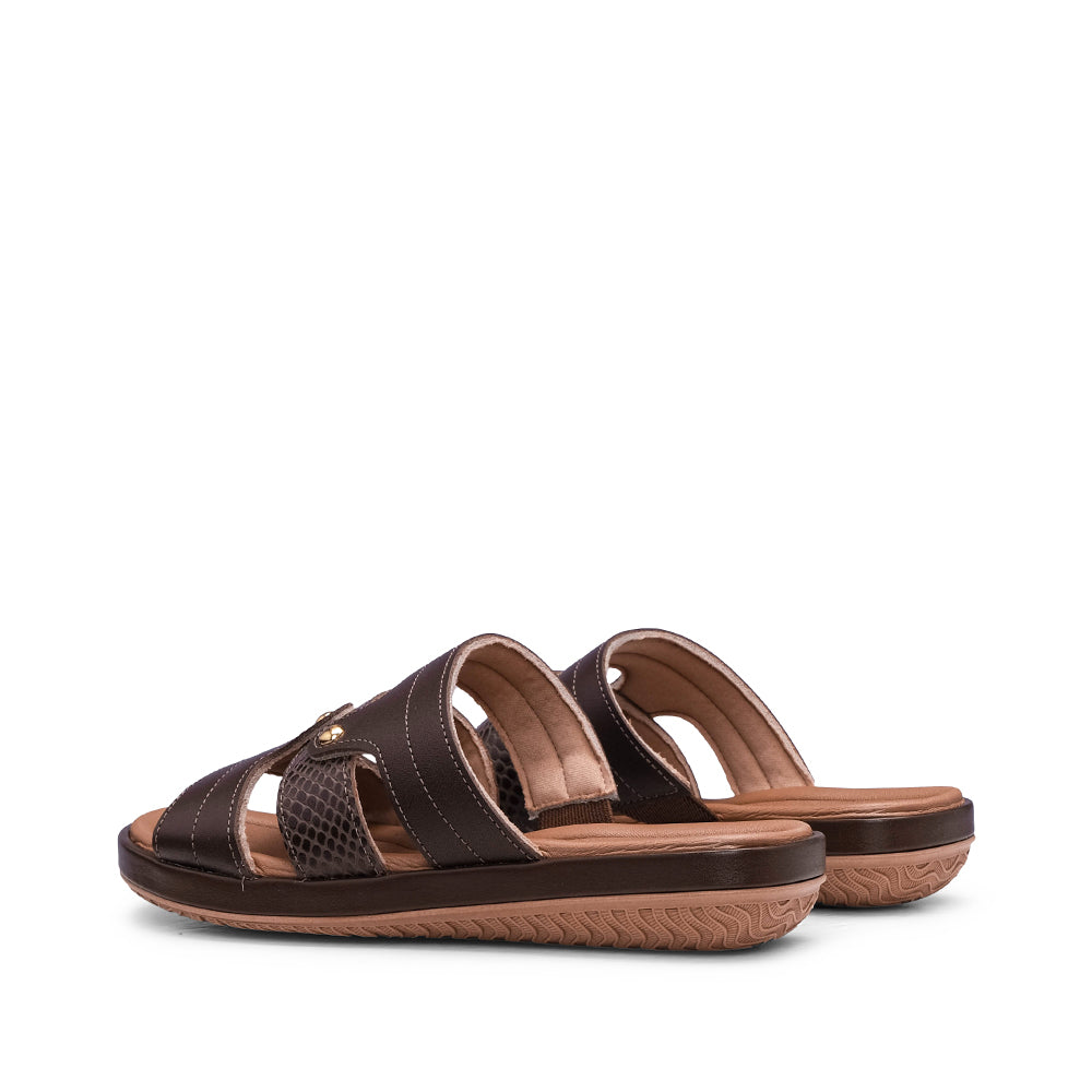 Chinelo Conforto Mulher Pele Castanho