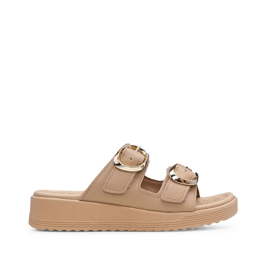 Chinelo Conforto Mulher Pele Bege