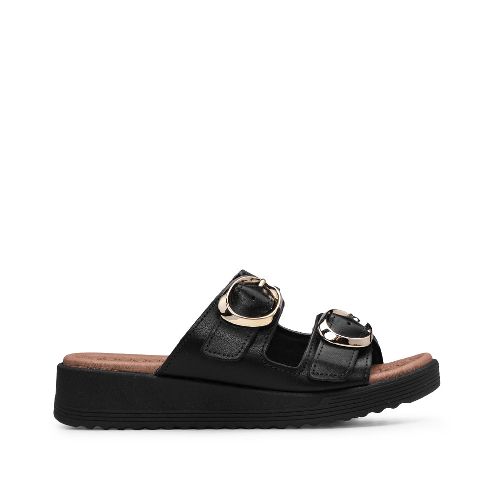 Chinelo Conforto Mulher Pele Preto