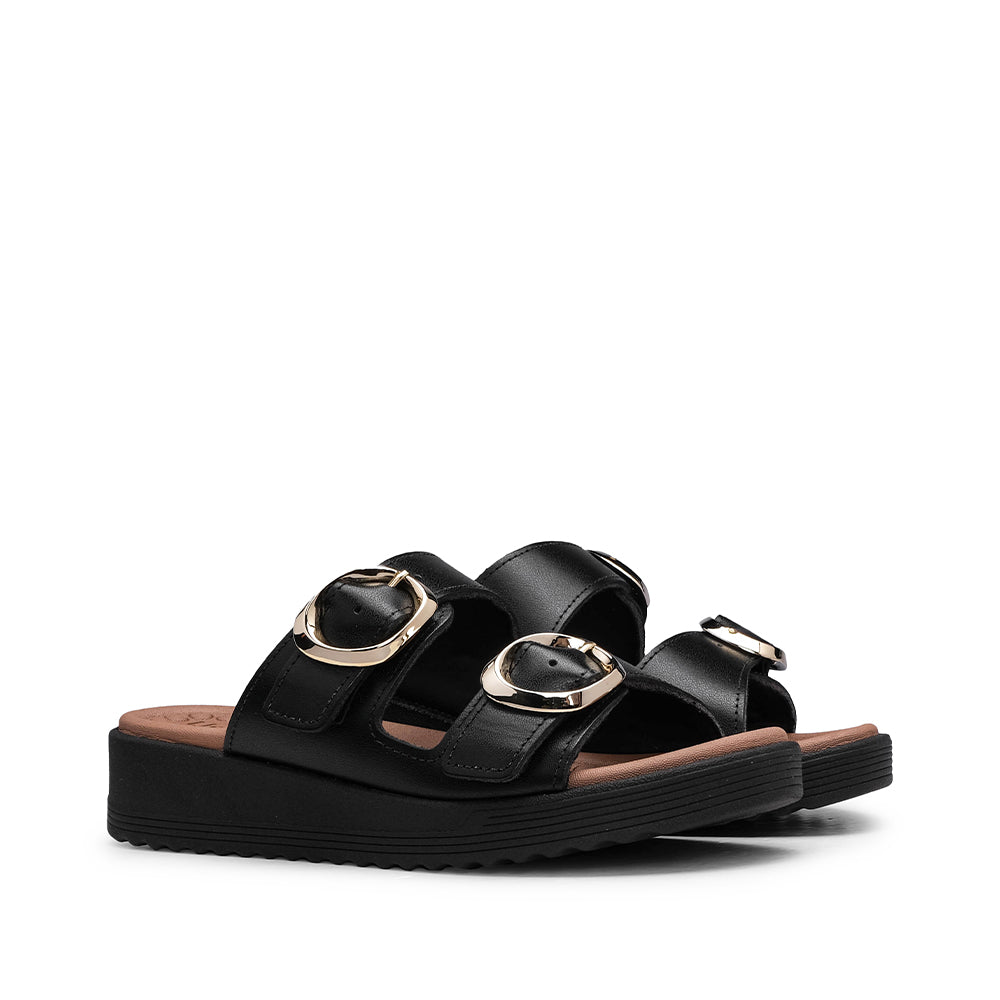Chinelo Conforto Mulher Pele Preto