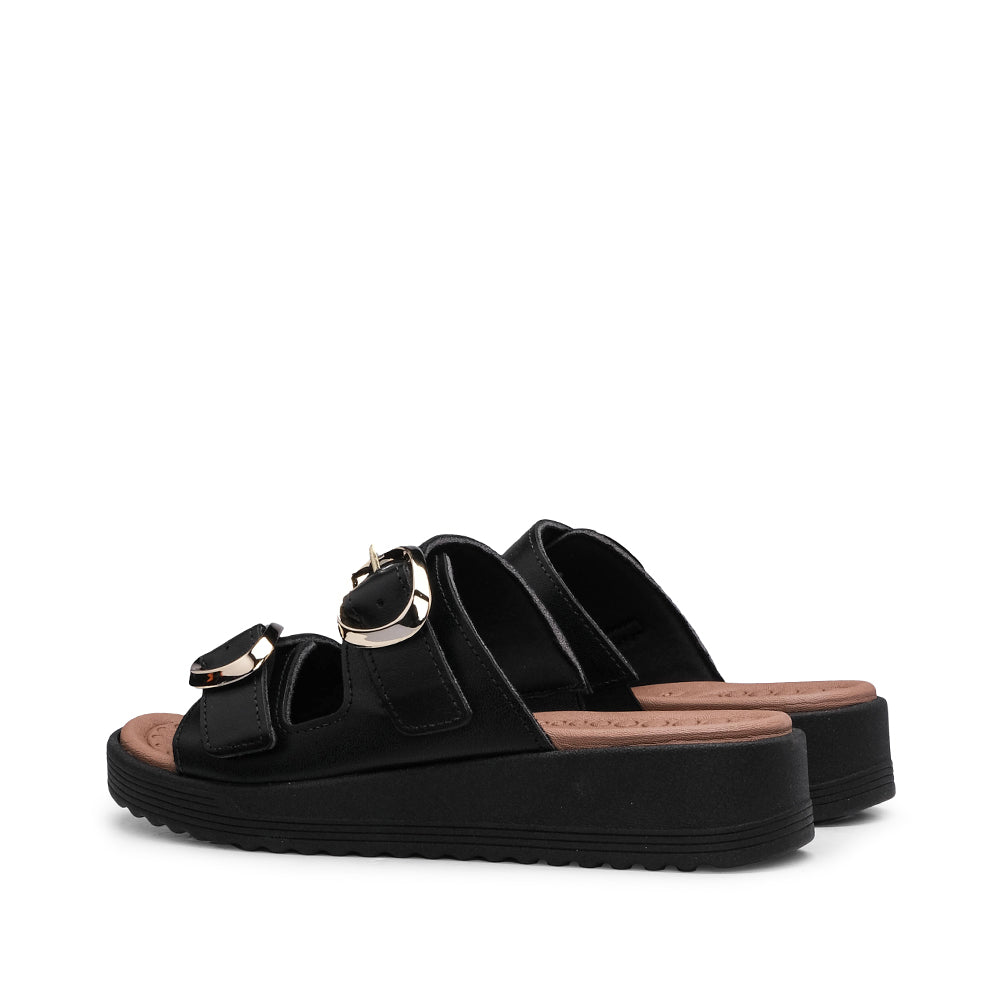 Chinelo Conforto Mulher Pele Preto