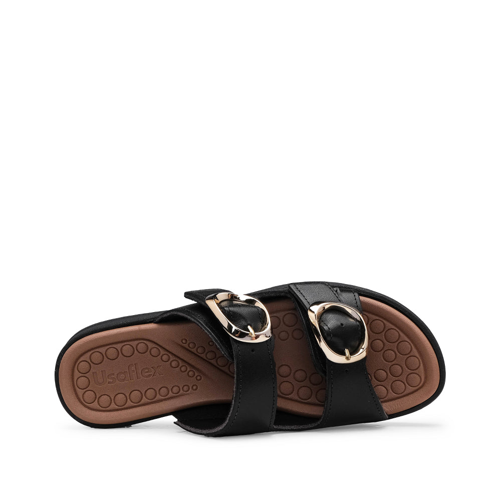 Chinelo Conforto Mulher Pele Preto