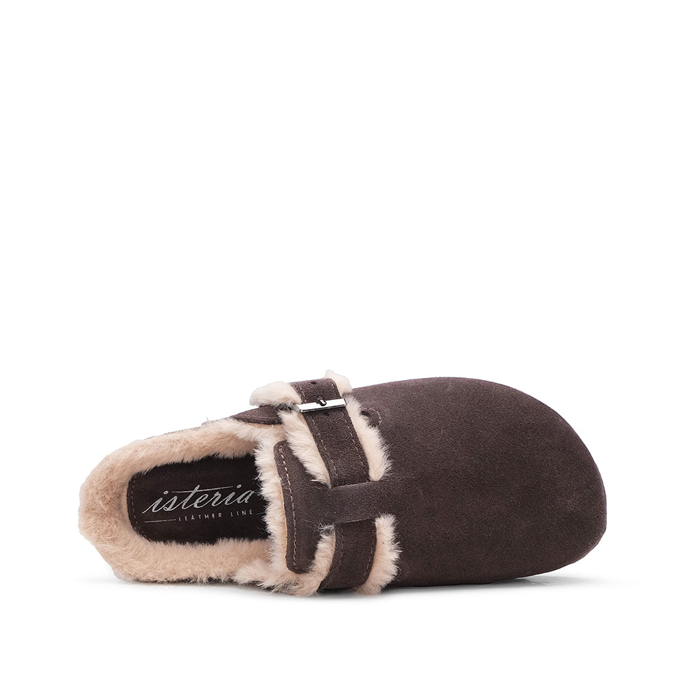 Chinelo Casual Mulher Camurça Castanho
