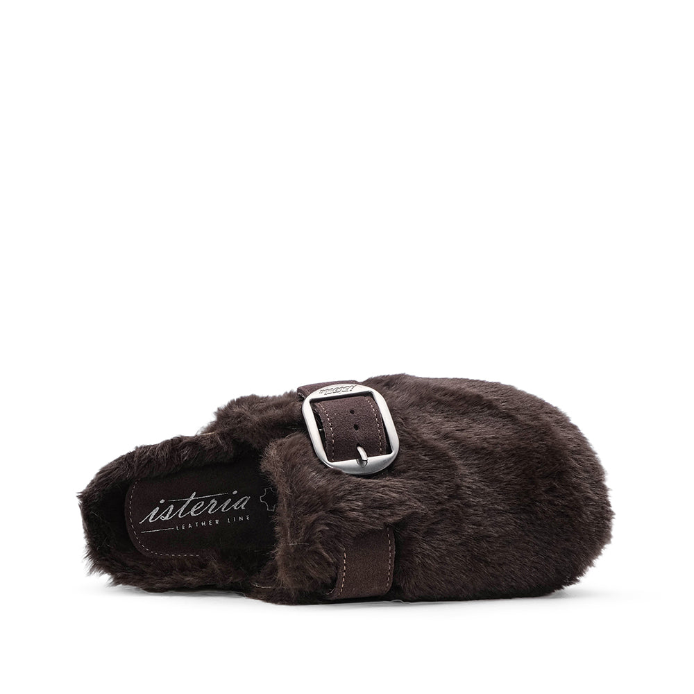 Chinelo Casual Mulher Camurça Castanho