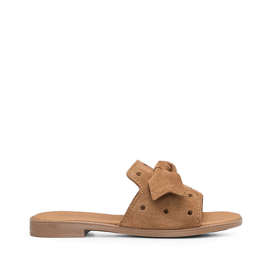 Chinelo Casual Mulher Camurça Camel