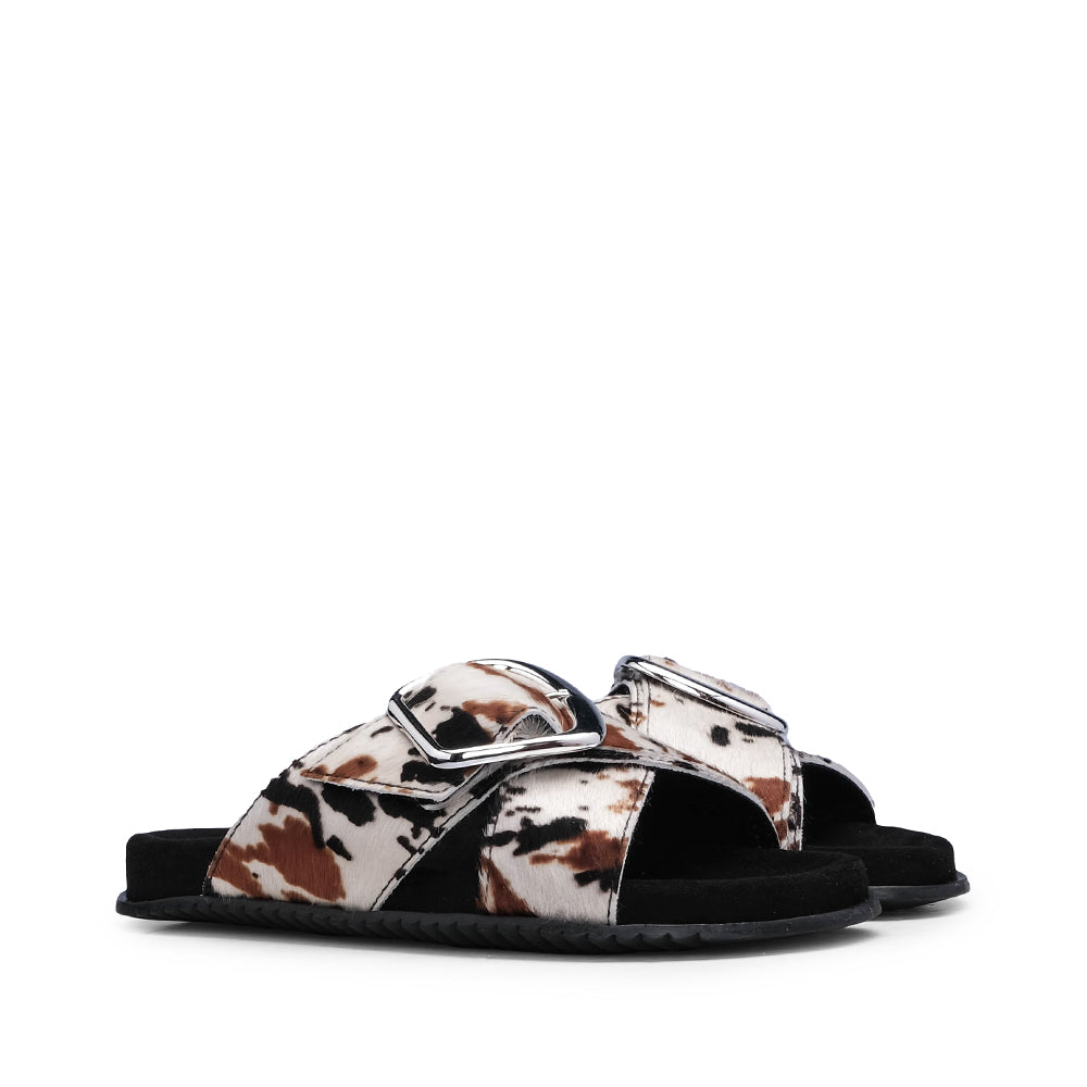 Chinelo Casual Mulher Pele Sintética Preto
