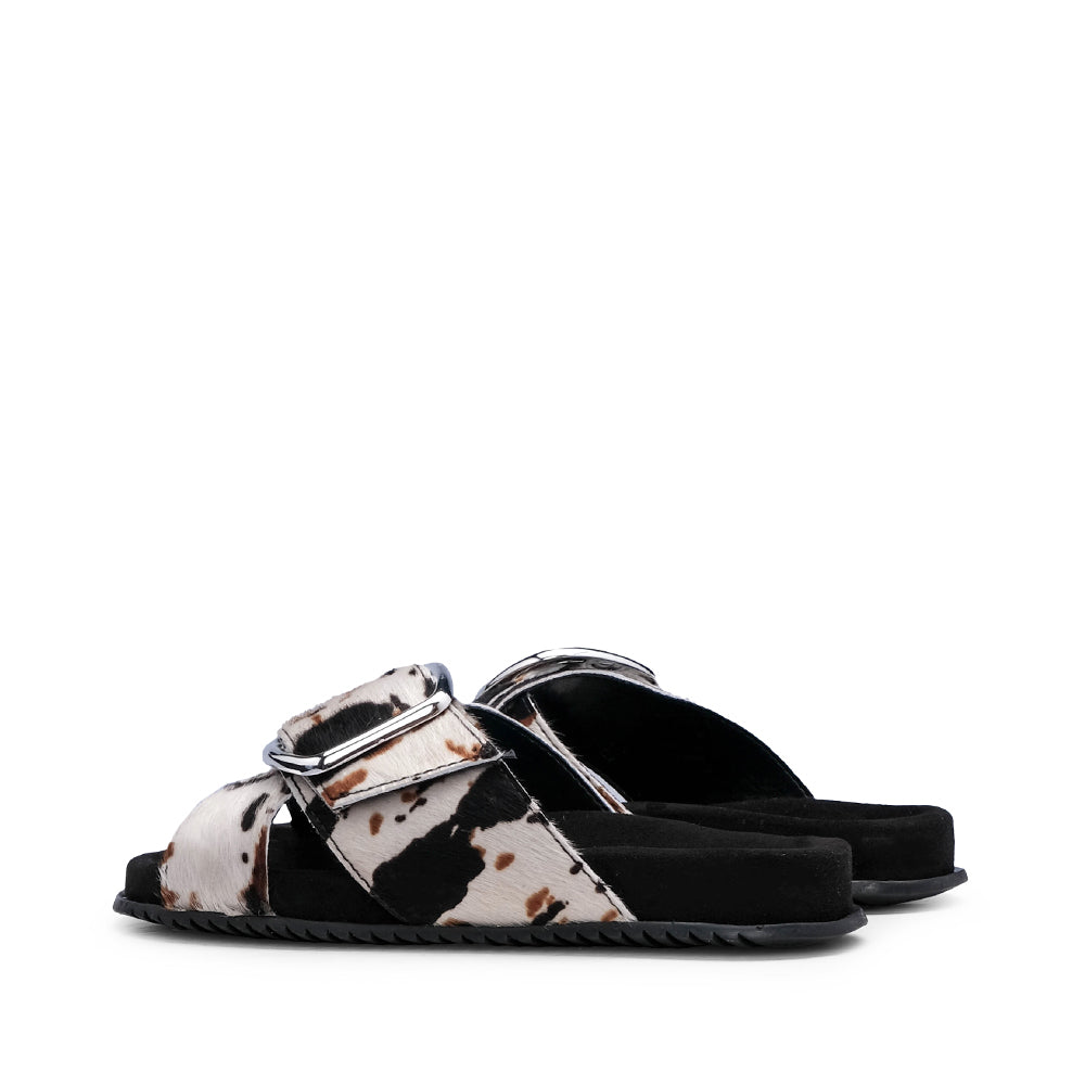 Chinelo Casual Mulher Pele Sintética Preto