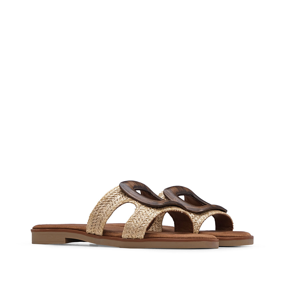 Chinelo Casual Mulher Dourado