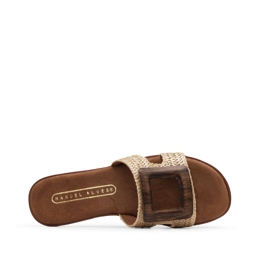 Chinelo Casual Mulher Dourado