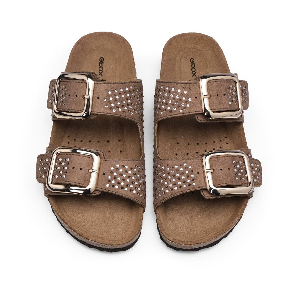 Chinelo Casual Mulher Ouro Rosa