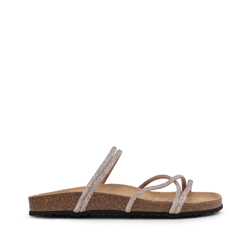 Chinelo Casual Mulher Ouro Rosa