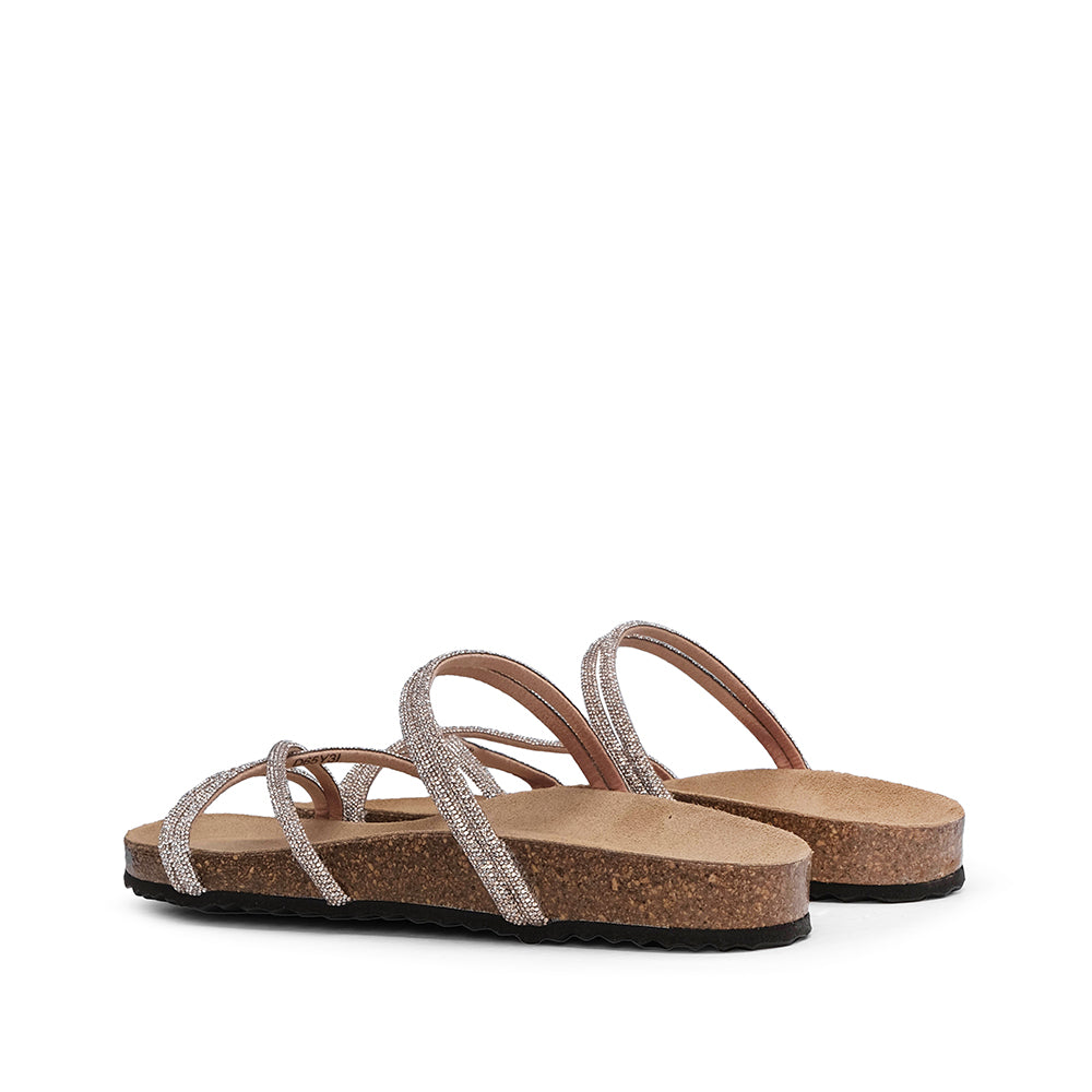 Chinelo Casual Mulher Ouro Rosa